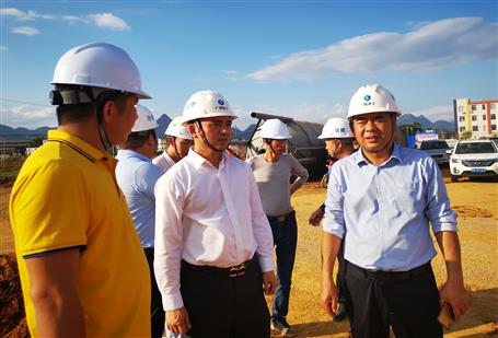 【奮戰(zhàn)80天·沖刺四季度】周善學到廣東公司承建項目調研