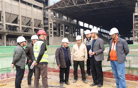 唐峰、何勇到魚(yú)峰水泥技改項(xiàng)目調(diào)研指導(dǎo)