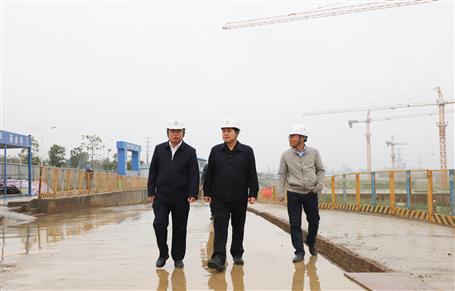 蒙勝益赴中房香蘭園項目進行第一季度安全生產(chǎn)質(zhì)量綜合大檢查