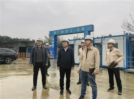 廖立波到柳江區(qū)開展2022年春節(jié)后復工復產(chǎn)暨第一季度安全生產(chǎn)質(zhì)量綜合大檢查