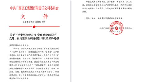 【喜訊】冶建公司3項宣傳、黨建成果榮獲集團公司表彰