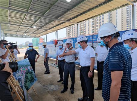 劉建俊到冶建廣東公司項目調(diào)研
