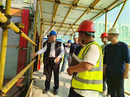 廣東省應(yīng)急管理廳安全檢查考核組到冶建廣東公司項(xiàng)目檢查