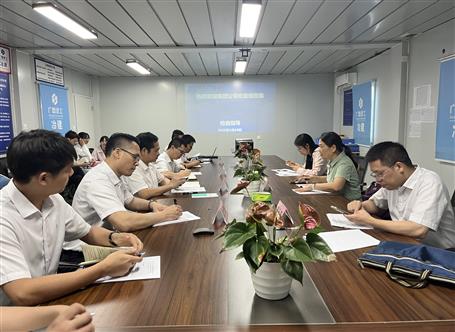 駱春燕到冶建第五分公司項目開展集團(tuán)公司2025年二季度項目成本管理檢查